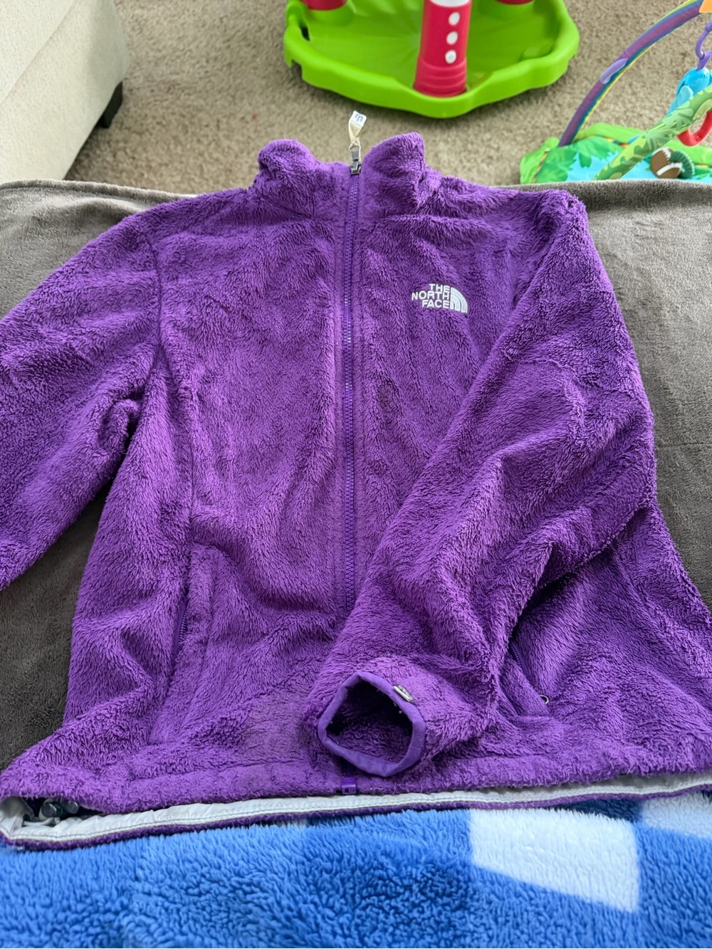 The North Face Purple Plush Full-Zip Fleece Jacket